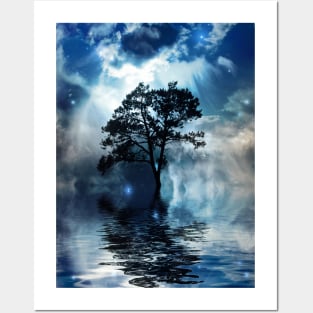 Ethereal landscape Posters and Art